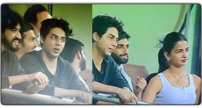 बेटे आर्यन खान संग नजर आई मिस्ट्री गर्ल, खूबसूरत लड़की और शानदार मैच SRK के लाड़ले ने खूब एन्जॉय किया पहला…