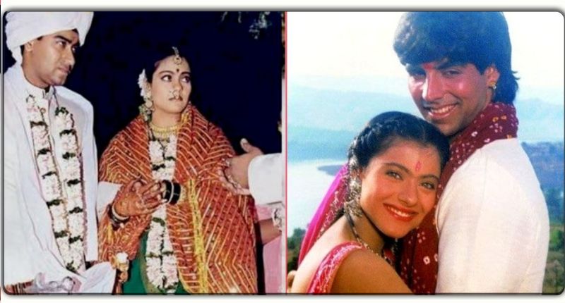 कभी अक्षय कुमार पर फ़िदा थीं काजोल, फिर इस वजह से अजय देवगन से रचानी पड़ी शादी