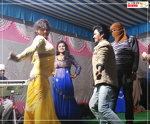 गांव की देसी भाभियों ने और पवन सिंह ने 'पुदीना' वाले गाने पर किया कातिलाना डांस वीडियो हुआ सोशल मीडिया पर तेजी से वायरल-image-64217dda166be